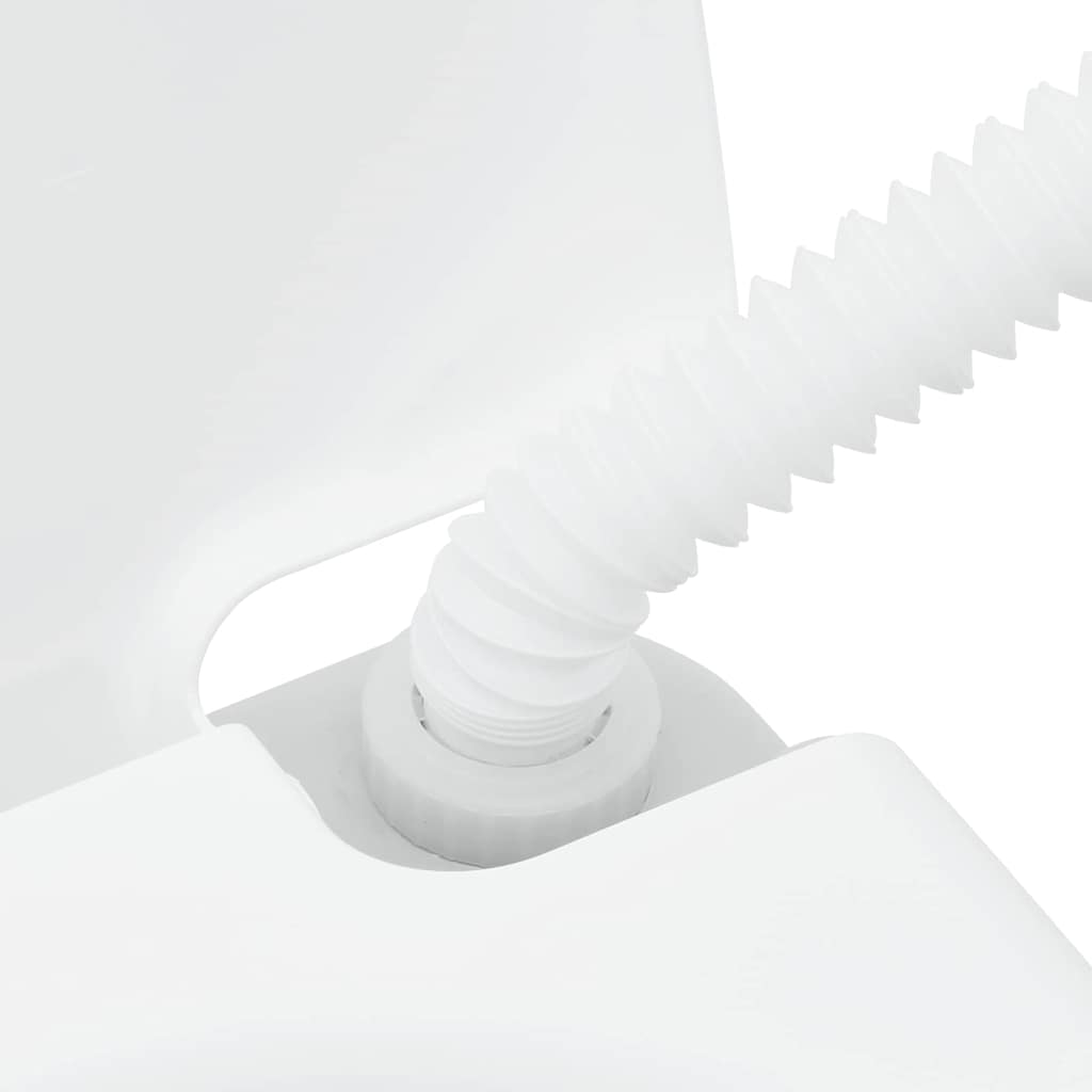 Camping Toiletten-Set 2 pcs Grau und Weiß