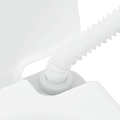 Camping Toiletten-Set 2 pcs Grau und Weiß