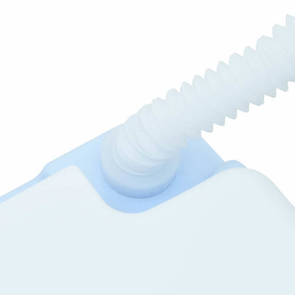 Camping Toiletten-Set 2 pcs Blau und Weiß