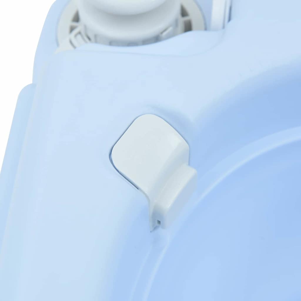 Camping-Toilette Helles Blau und Weiß 41,5 x 36,5 x 30 cm