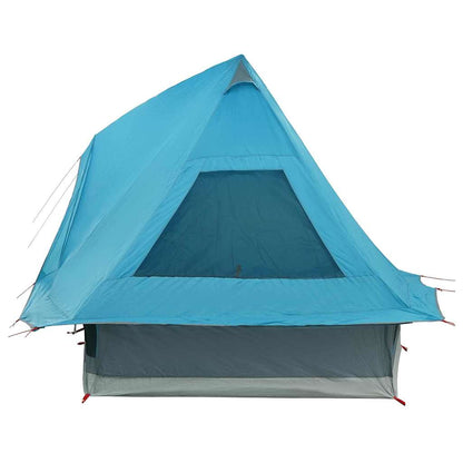 Tenda teepee familiare con tetto, blu, 466 x 310 x 240 cm