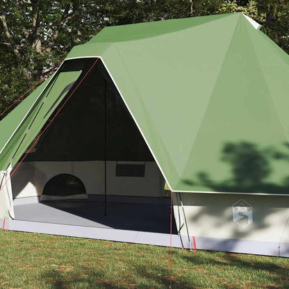 Tenda teepee familiare con tetto, verde, 680 x 430 x 270 cm