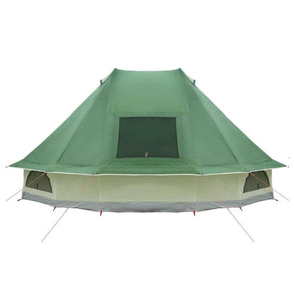 Tenda teepee familiare con tetto, verde, 680 x 430 x 270 cm