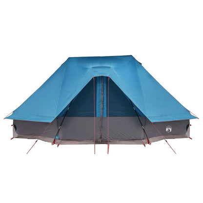 Tenda teepee familiare con tetto, blu, 680 x 430 x 270 cm