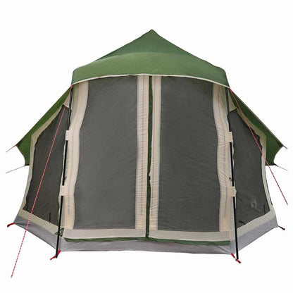Tenda teepee familiare con tetto, verde, 404 x 370 x 270 cm