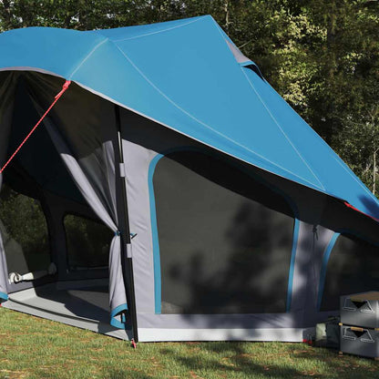 Tenda teepee familiare con tetto, blu e grigio, 508 x 470 x 300 cm