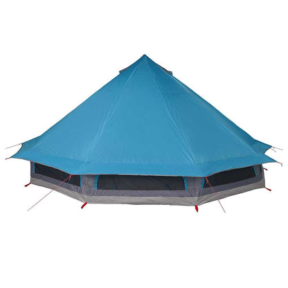 Tenda teepee familiare con tetto, blu e grigio, 508 x 470 x 300 cm