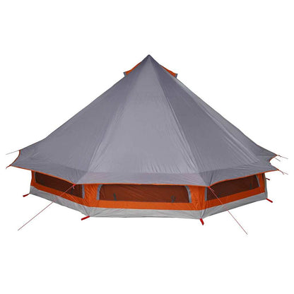 Familien-Tipi-Zelt mit Dach Grau und Orange 508 x 470 x 300 cm