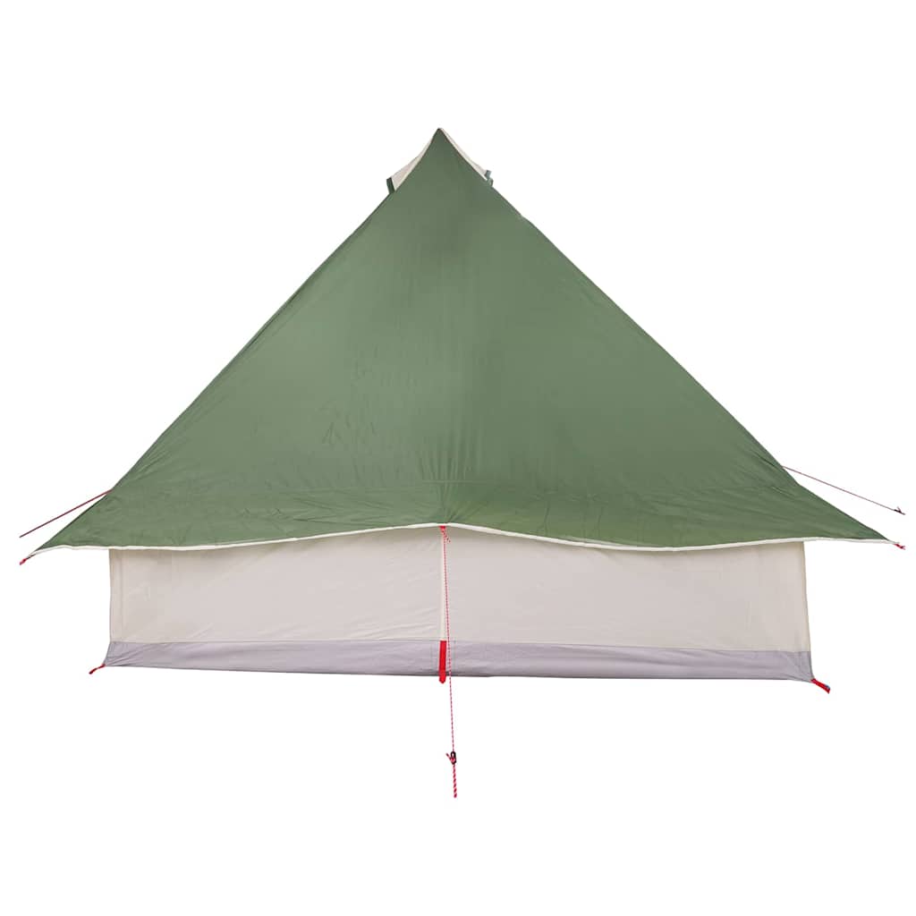 Tenda Tipi con tetto e vano portaoggetti, verde, 358 x 296 x 258 cm, taffetà