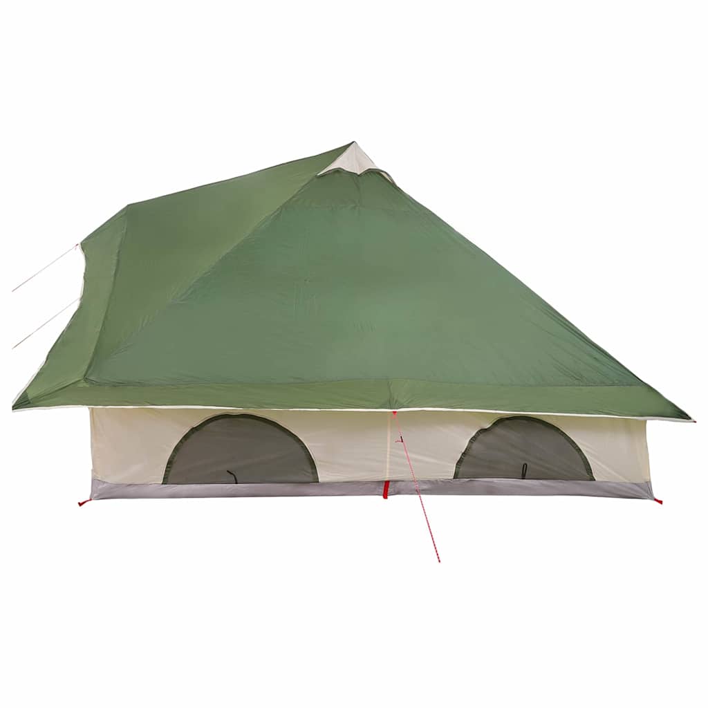 Tenda Tipi con tetto e vano portaoggetti, verde, 358 x 296 x 258 cm, taffetà