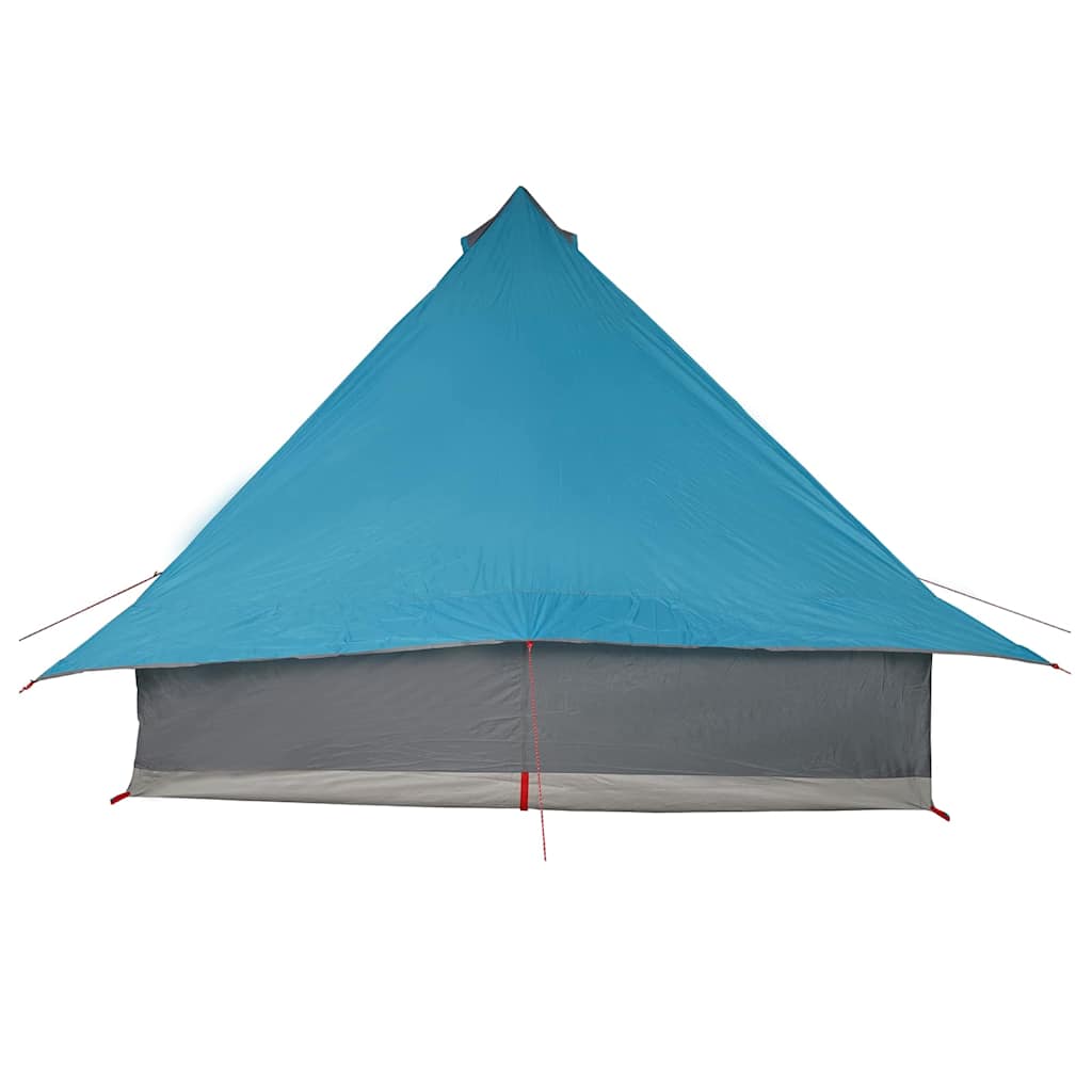 Tenda teepee familiare con tetto, blu e grigio, 358 x 296 x 258 cm
