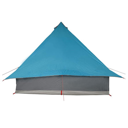 Tenda teepee familiare con tetto, blu e grigio, 358 x 296 x 258 cm