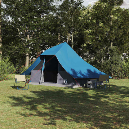 Tenda Tipi con tetto e vano portaoggetti, blu, 364 x 281 x 257 cm, taffetà