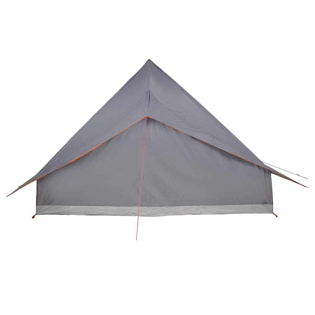Tenda Tipi con tetto, grigio e arancione, 364 x 281 x 257 cm, taffetà