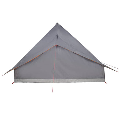 Tenda Tipi con tetto, grigio e arancione, 364 x 281 x 257 cm, taffetà