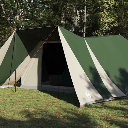 Tenda familiare con tetto, verde e beige, 660 x 456 x 200 cm