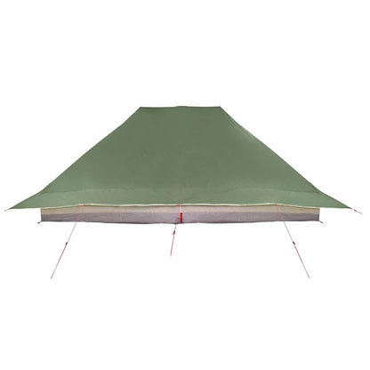 Tenda familiare con tetto, verde e beige, 660 x 456 x 200 cm