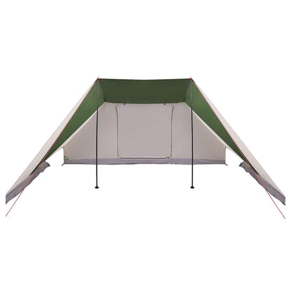 Tenda familiare con tetto, verde e beige, 660 x 456 x 200 cm