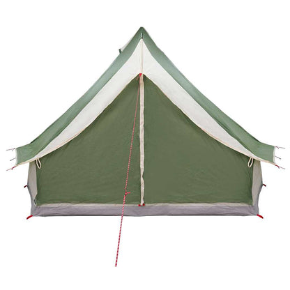 Tenda teepee familiare con tetto, verde e beige, 400 x 346 x 250 cm