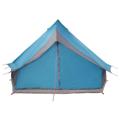 Tenda teepee familiare con tetto, blu e grigio, 400 x 346 x 250 cm