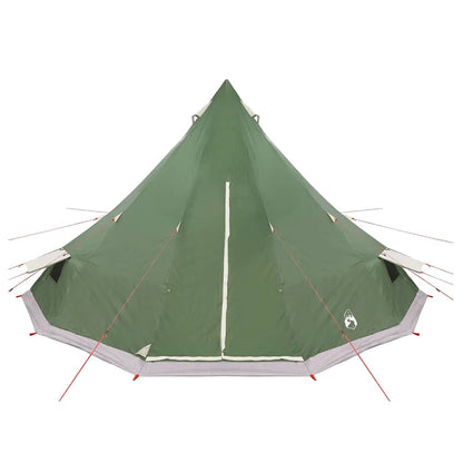 Tenda teepee familiare con tetto, verde, 560 x 560 x 300 cm