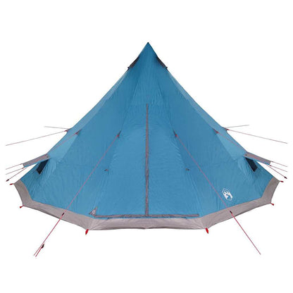 Tenda teepee familiare con tetto, blu e grigio, 560 x 560 x 300 cm