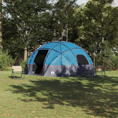 Campingzelt mit Dach Blau 475 x 475 x 235 cm Polyester