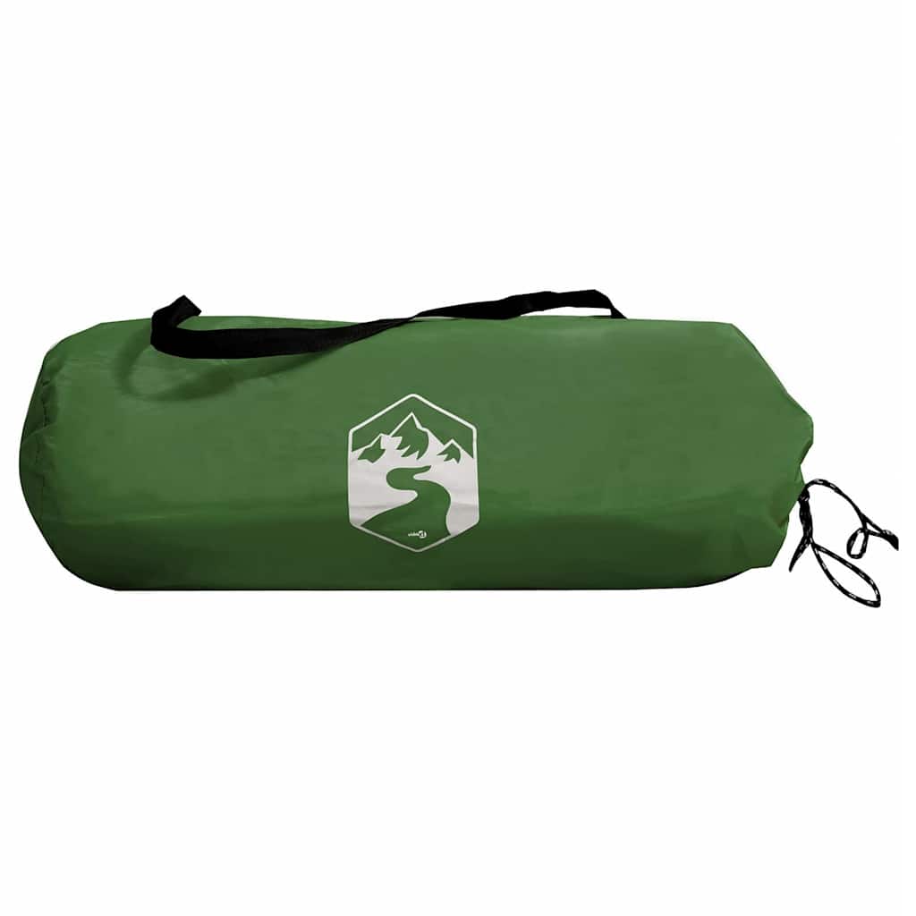 Garage per biciclette con tetto e vano portaoggetti, verde, 210 x 90 x 174 cm