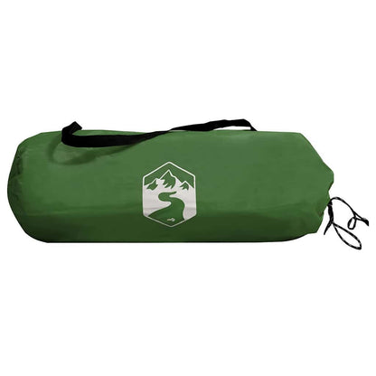 Garage per biciclette con tetto e vano portaoggetti, verde, 218 x 156 x 180 cm