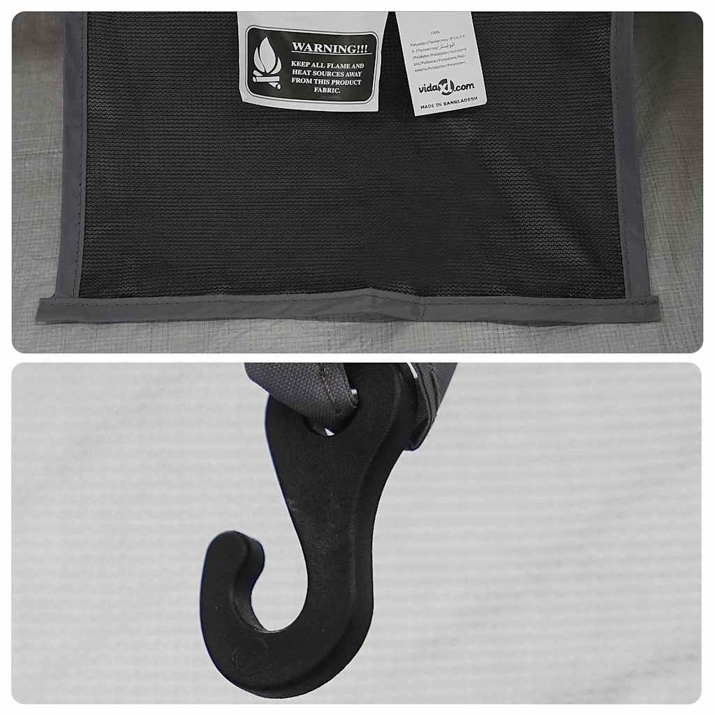 Innenzelt Schwarz 208 x 140 x 175 cm Netz