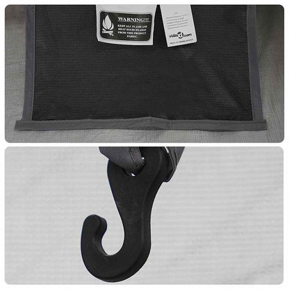 Innenzelt Schwarz 208 x 140 x 175 cm Netz