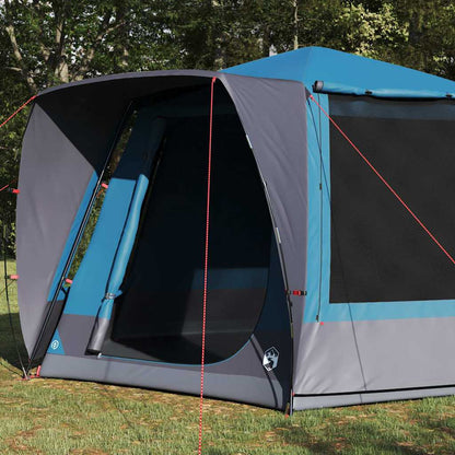 Campingzelt Blau 420 x 420 x 227 cm Polyester