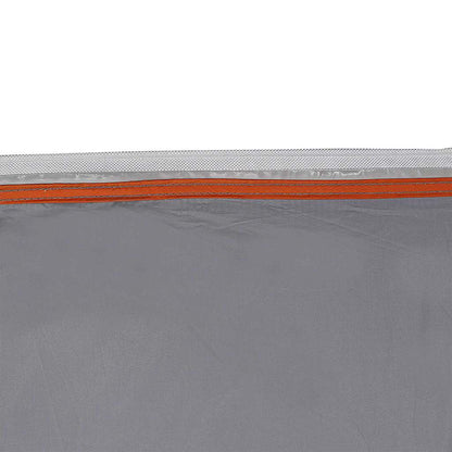 Heckklappenzelt Grau und Orange 190 x 150 x 185 cm Taft