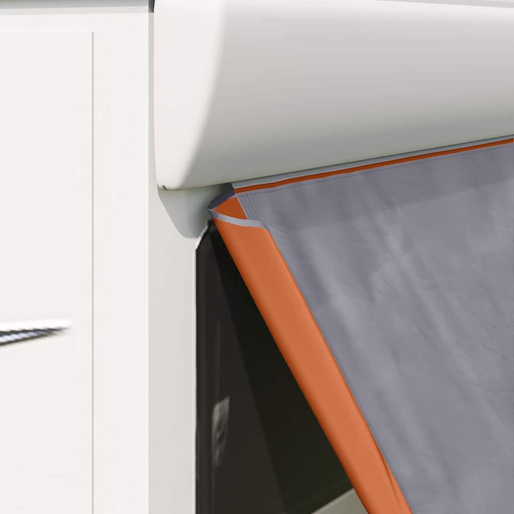 Heckklappenzelt Grau und Orange 190 x 150 x 185 cm Taft