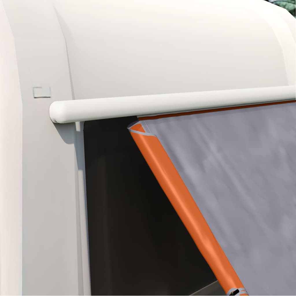 Heckklappenzelt Grau und Orange 190 x 150 x 185 cm Taft
