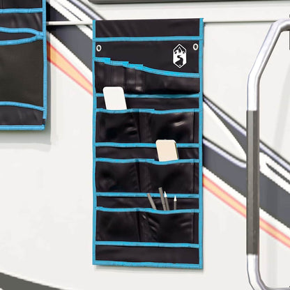 Aufbewahrungstasche Schwarz und Blau 63,5 x 40 cm Oxford