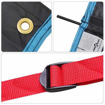 Aufbewahrungstasche Schwarz und Blau 140 x 43 cm Oxford