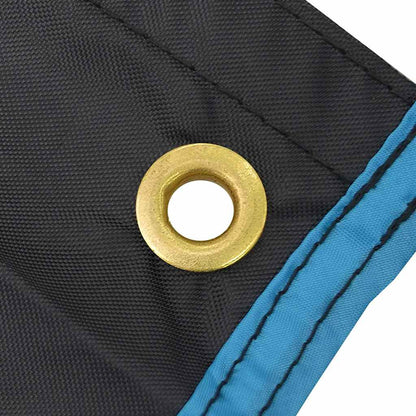 Radkappe Schwarz und Blau 108 x 76 cm Oxford