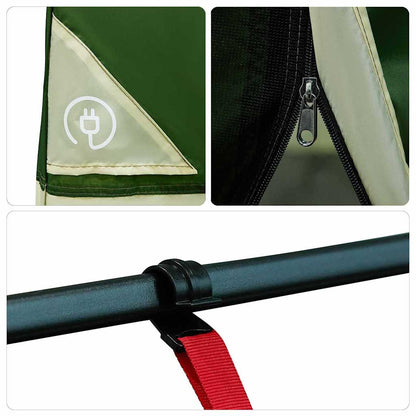 Innenzelt mit Dach mit Speicher Grün 280 x 220 x 176 cm Taft