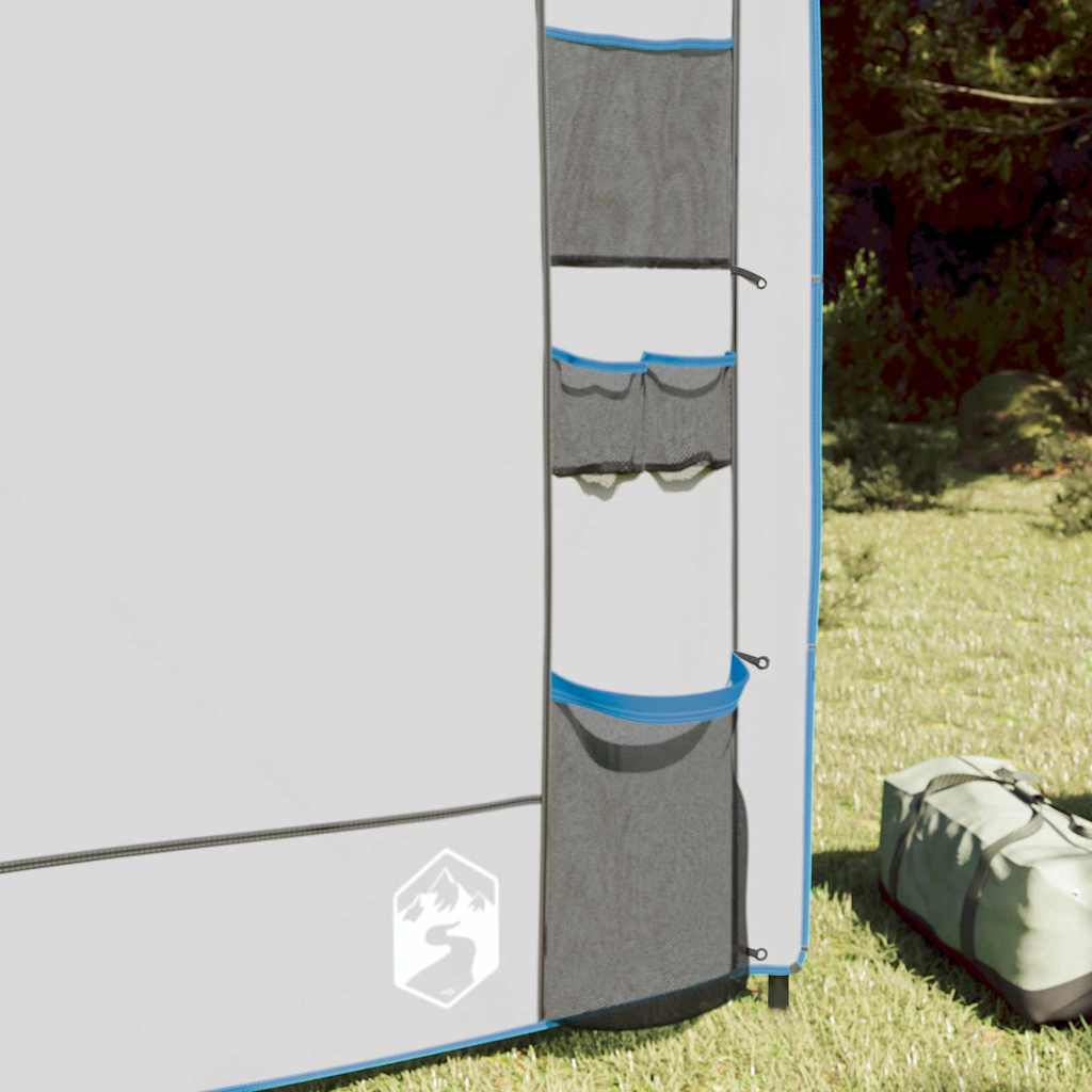 Hängender Zeltorganiser Grau und Blau 320 x 182 cm Oxford