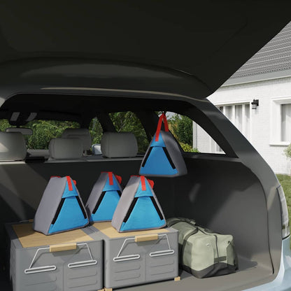 Aufbewahrungstasche 4 pcs Grau und Blau 24 x 16 x 24 cm Oxford