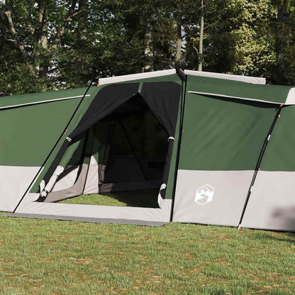 Tenda familiare, verde, 833 x 585 x 216 cm, poliestere
