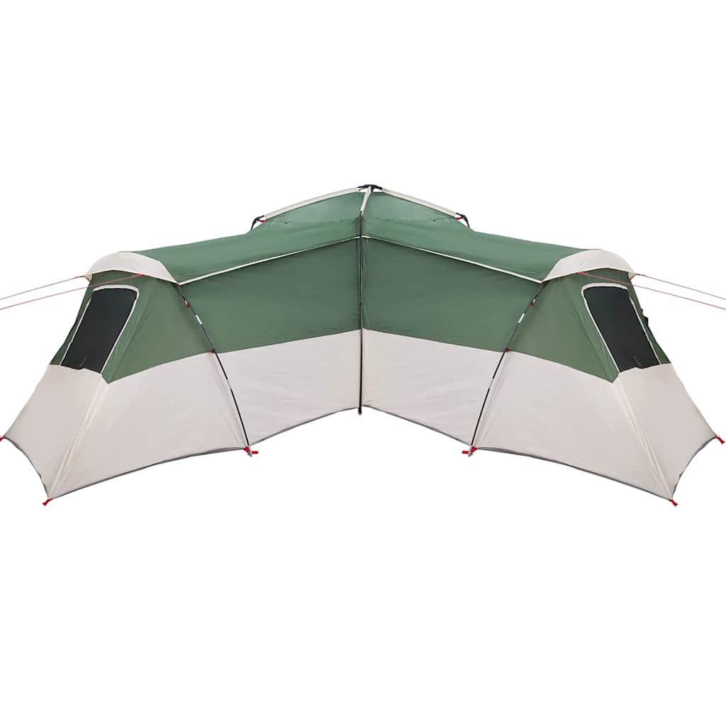 Tenda familiare, verde, 833 x 585 x 216 cm, poliestere
