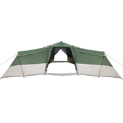 Tenda familiare, verde, 833 x 585 x 216 cm, poliestere