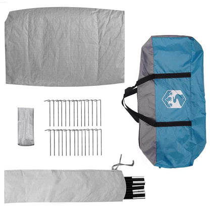 Campingzelt mit Dach mit Speicher Blau 282 x 225 x 154 cm Taft