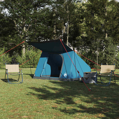 Campingzelt mit Dach mit Speicher Blau 282 x 225 x 154 cm Taft