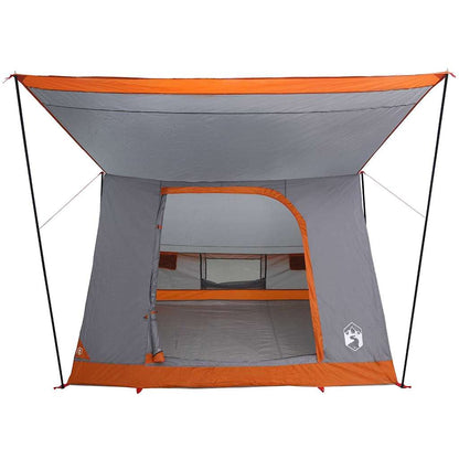 Campingzelt mit Dach Grau und Orange 282 x 225 x 154 cm Taft