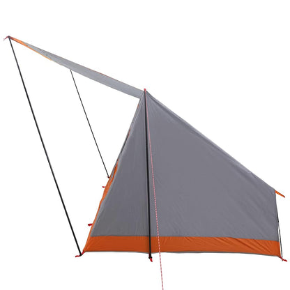Campingzelt mit Dach Grau und Orange 282 x 225 x 154 cm Taft
