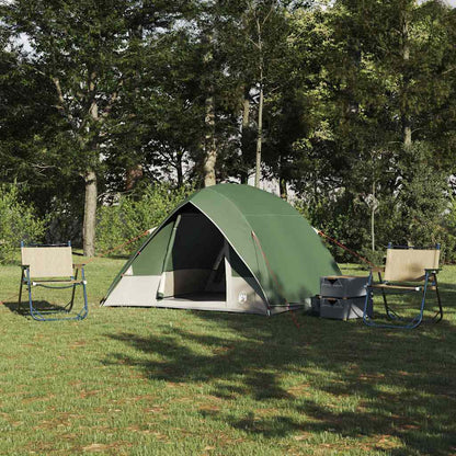 Campingzelt mit Dach mit Speicher Grün 320 x 275 x 190 cm Taft