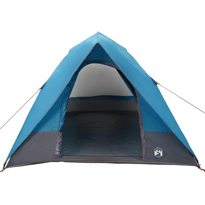 Tenda da campeggio blu 320 x 275 x 190 cm poliestere